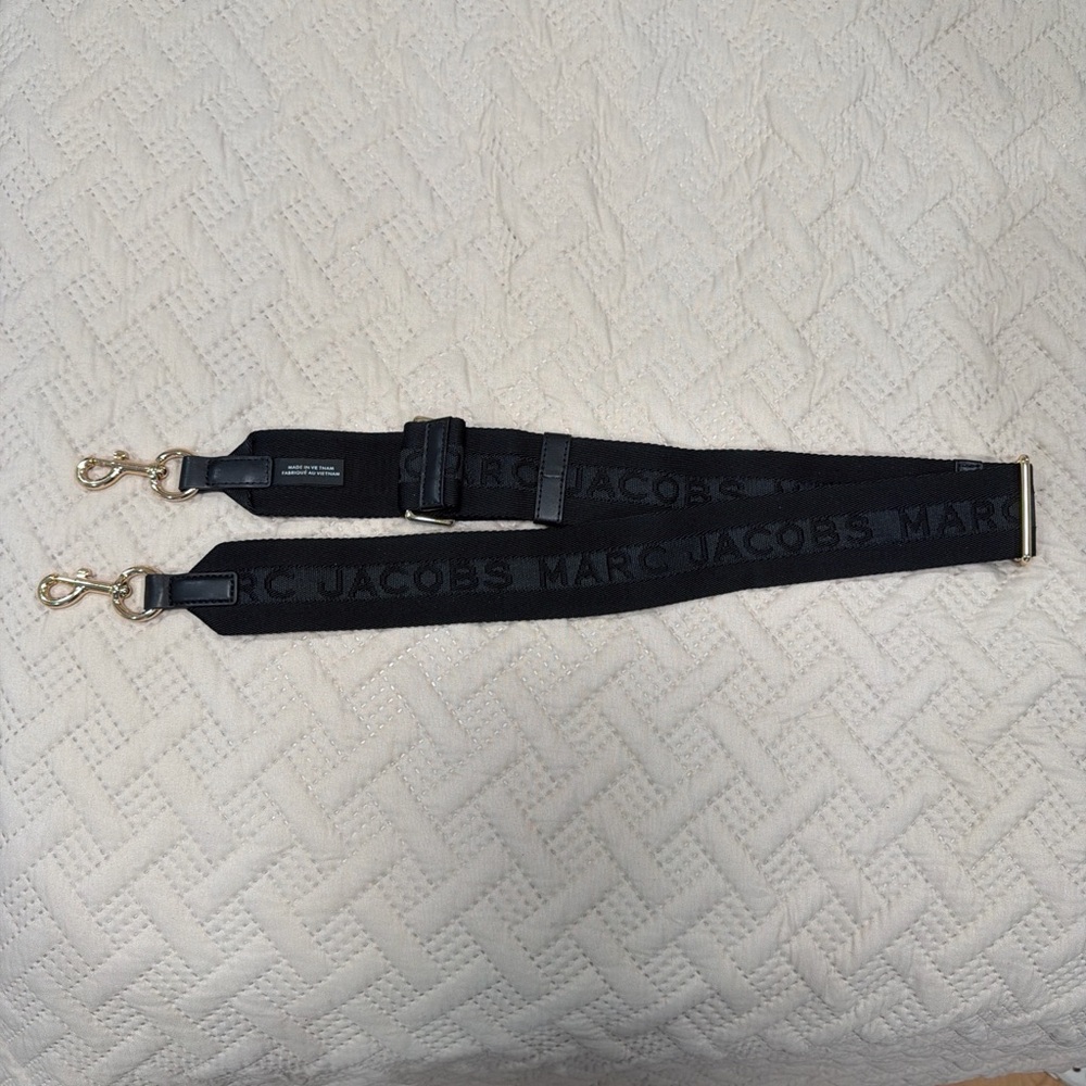 Marc Jacobs Black Strap with Gold Accents